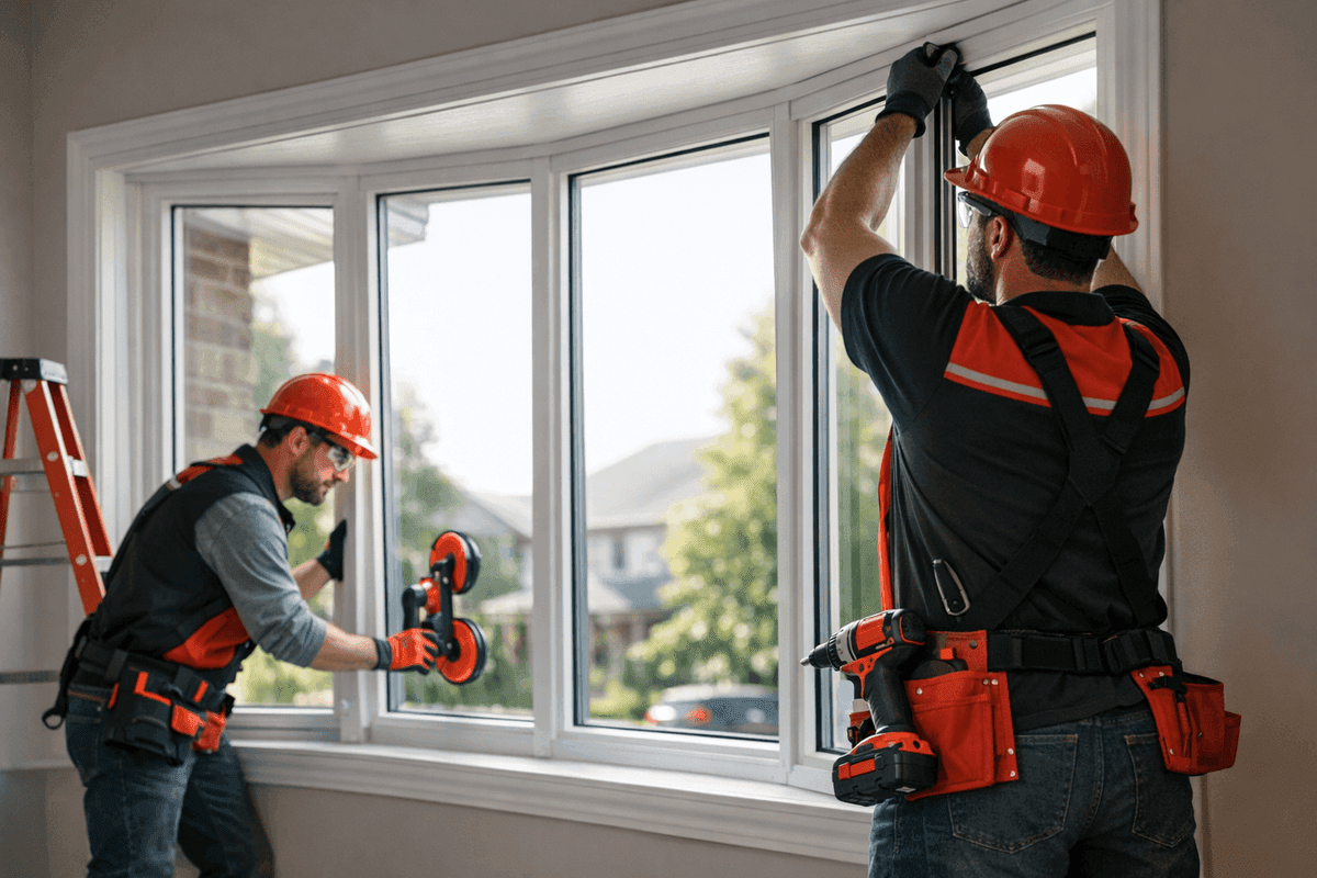 Bow Window Installation service by Impact Pro Windows