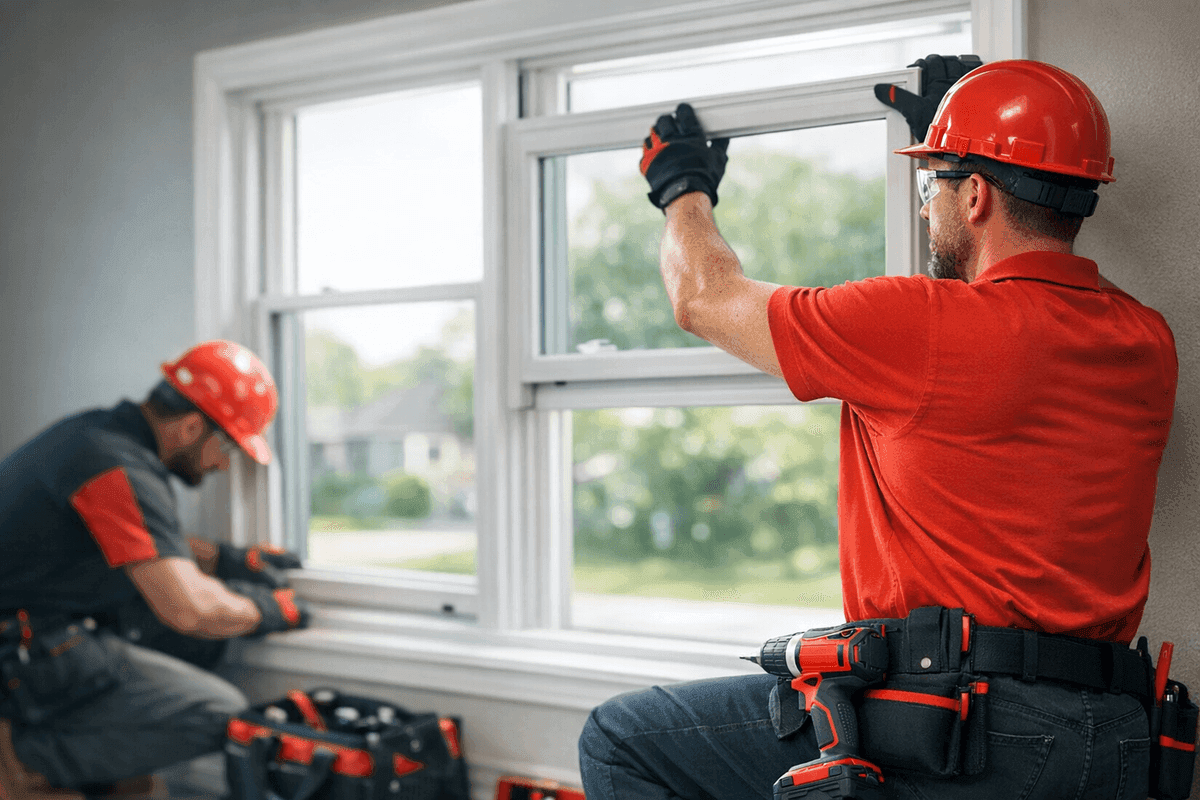 Double-Hung Window Installation service by Impact Pro Windows