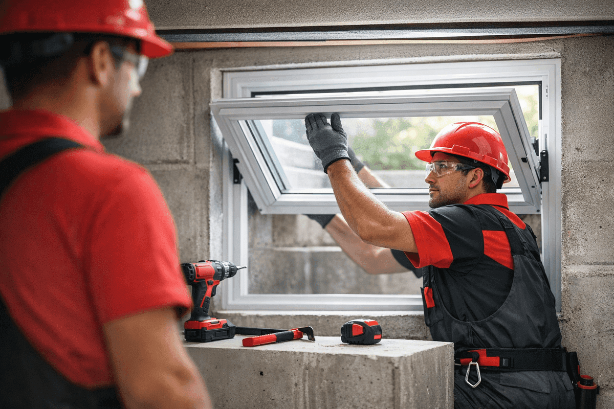 Hopper Window Installation service by Impact Pro Windows
