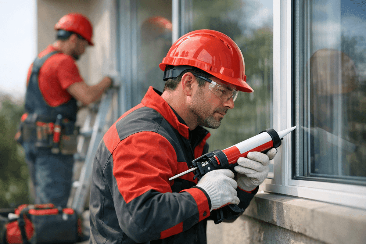 Window Caulking and Sealing service by Impact Pro Windows