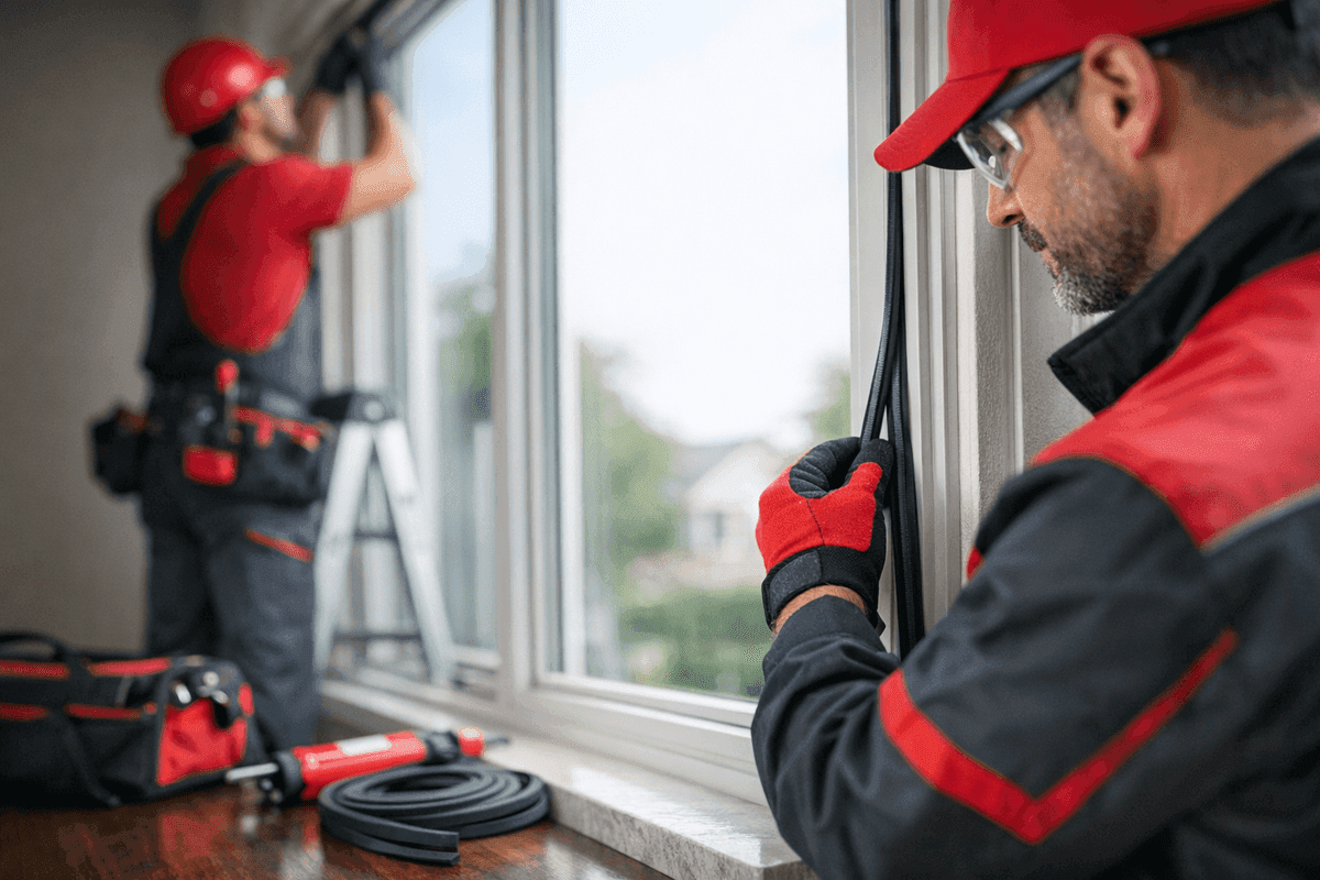 Window Weatherstripping service by Impact Pro Windows